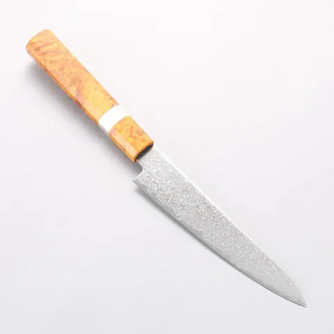Kanjo Petty Knife 150 mm, SG2 powder steel, Damascus