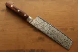 Seisuke Mokusei нож накири (для овощей) 165 мм, сталь ZA-18, дамасская сталь, зеркальная полировка, 2