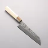 Seisuke Kumo нож бунка 165 мм, сталь Shirogami №1 (белая бумажная), кованая текстура цутимэ, 1