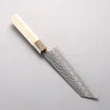 Seisuke Kumo нож бунка 165 мм, сталь Shirogami №1 (белая бумажная), кованая текстура цутимэ, 2