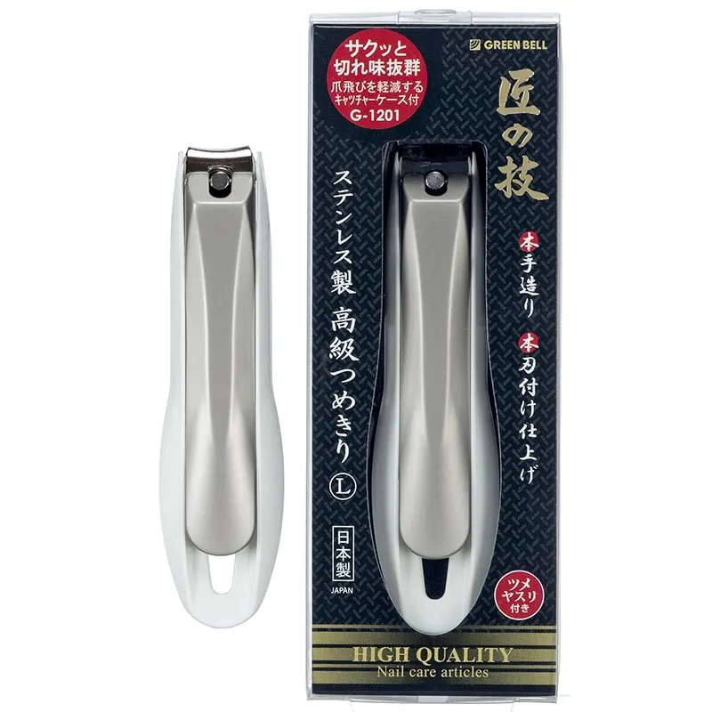 Green Bell щипчики для ногтей Takumi no Waza Stainless Nail Clipper L G-1201, 1 шт.