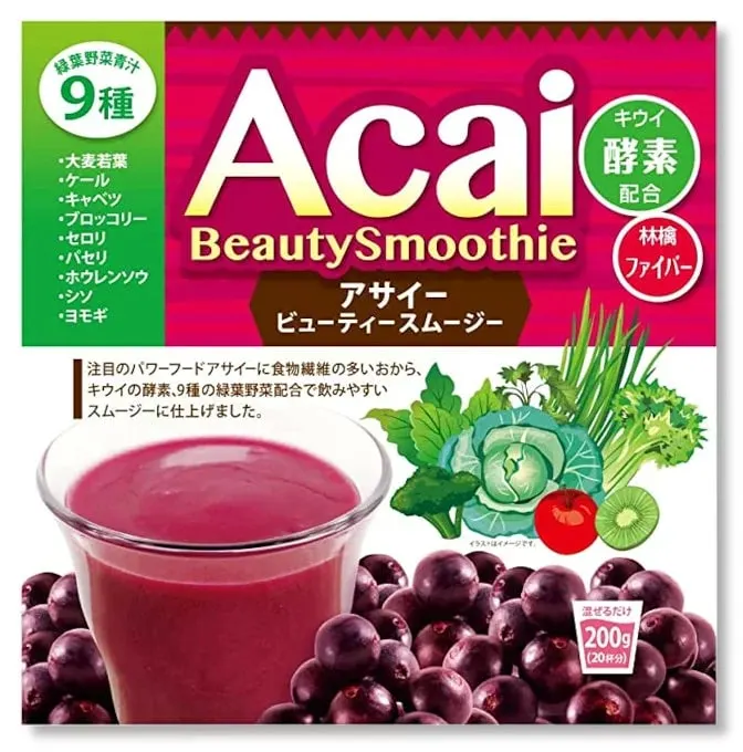 Смузи для красоты ягоды Асаи, UNIMAT RIKEN Acai Beauty Smoothie, 200g