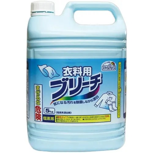 Отбеливатель для белого белья, на основе хлора, Mitsuei Smile Choice Clothing Bleach Commercial Use, 5kg