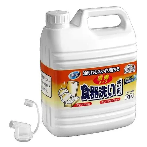 Концентрированное средство для мытья посуды, фруктов и овощей, Mitsuei Smile Choice Concentrated Dishwashing Detergent, 4L