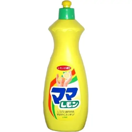 Средство для мытья посуды, фруктов и овощей, аромат лимона, Lion Mama Lemon Medium Neutral Detergent for Washing Vegetables and Fruits, 800ml
