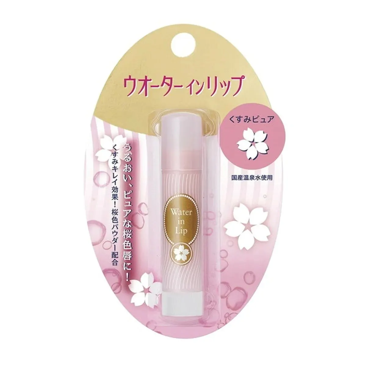 Увлажняющая гигиеническая губная помада, розовый оттенок, Fine Today Water in Lip Dullness Pure n 3.5g
