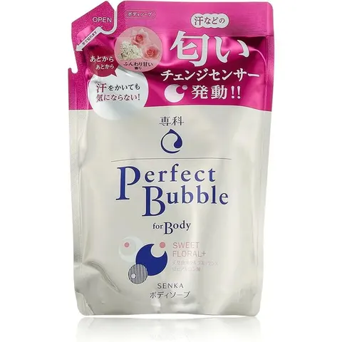 Fine Today Senka Perfect Bubble for Body Sweet Floral Refill, 350ml