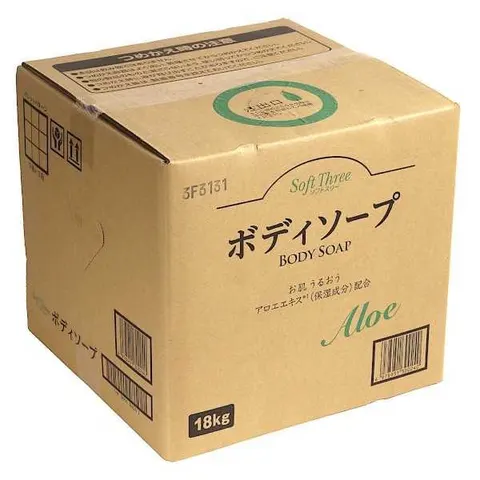 Гель для душа увлажняющий, на основе экстракта алоэ, Mitsuei Soft Three Body Soap Aloe Large Capacity, 18кg
