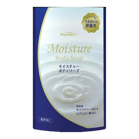 Гель для душа увлажняющий, цветочный аромат, запасной блок, Kumano Yushi Pharma Act Moisture Body Soap, Refill, 400ml