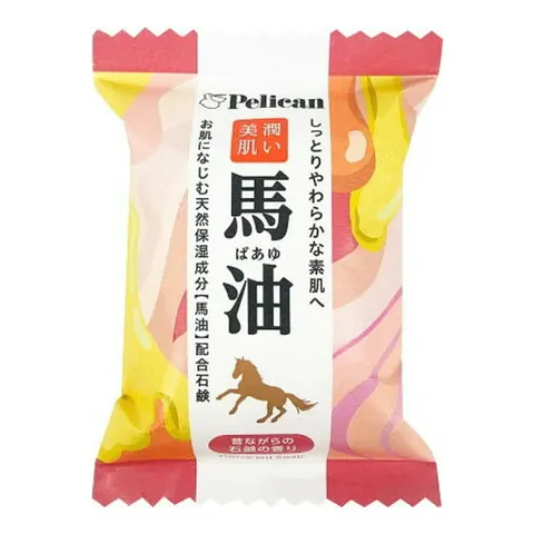Мыло туалетное для всей семьи, на основе лошадиного масла, Pelican Soap Family Soap Horse Oil, 80g
