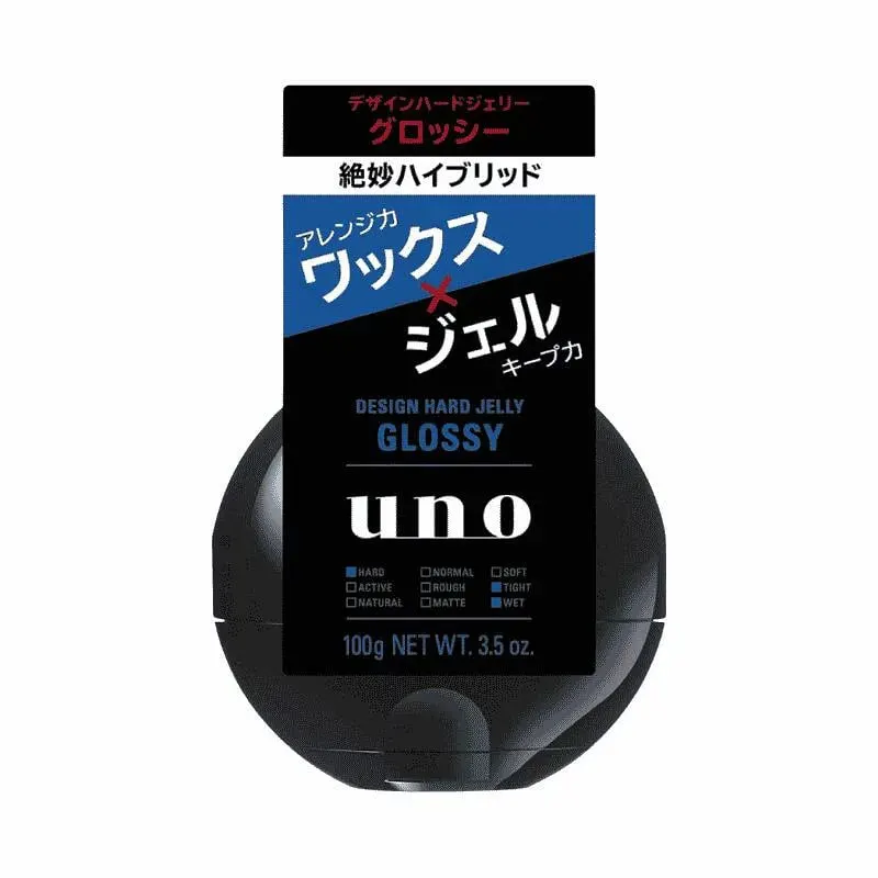 Желе для укладки волос, придающее блеск, Fine Today Uno Design Hard Jelly Glossy, 100g