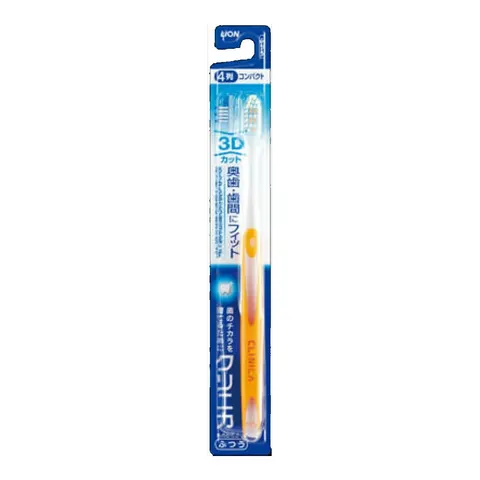 Зубная щётка средней жёсткости, многоуровневая щетина, Lion Clinica Toothbrush 3D Cut Normal, 1шт