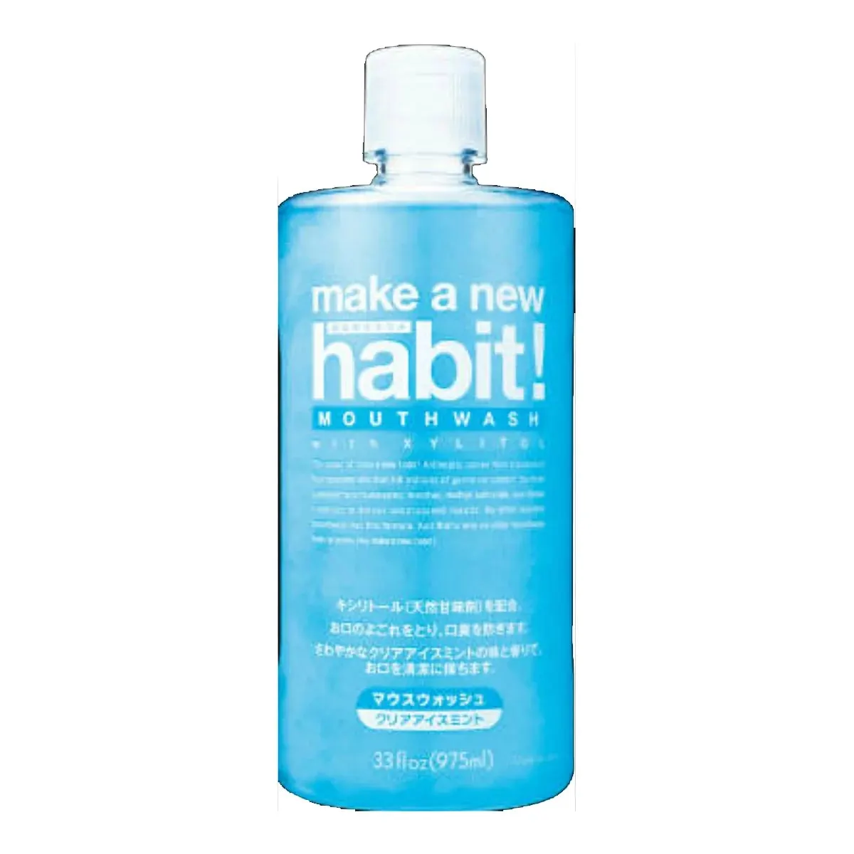 Ополаскиватель для полости рта, антибактериальный, вкус мяты, FaFa Make a New Habit Clear Ice Mint, 975ml
