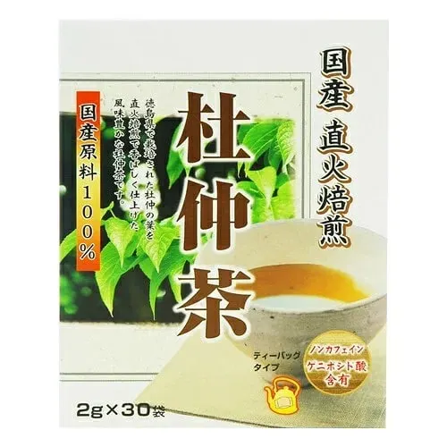 Домашний чай Точжун - без кофеина, UNIMAT RIKEN Domestically produced direct-fire roasted Eucommia tea, 30 шт