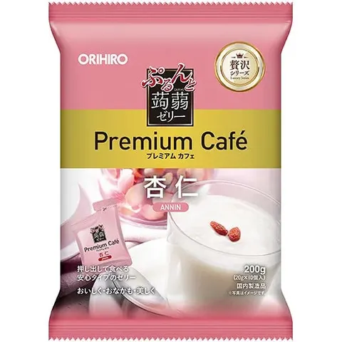 Orihiro Purunto Konjac Jelly Premium Cafe 10pcs Almond