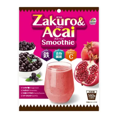 Смузи из граната и асаи, UNIMAT RIKEN Pomegranate & Acai Smoothie, 140ｇ