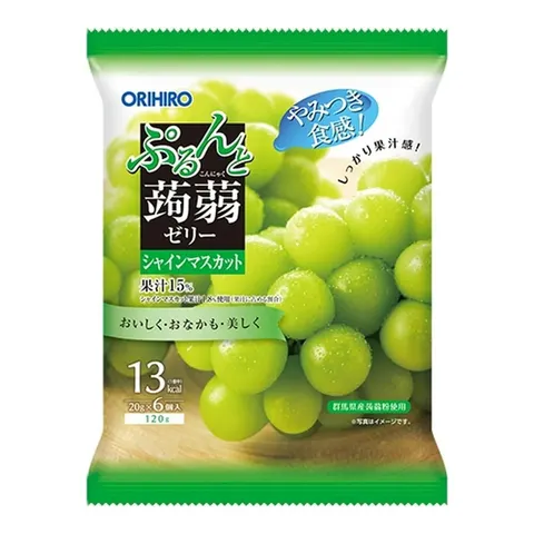 Orihiro Purunto Konjac Jelly New Pouch Muscat