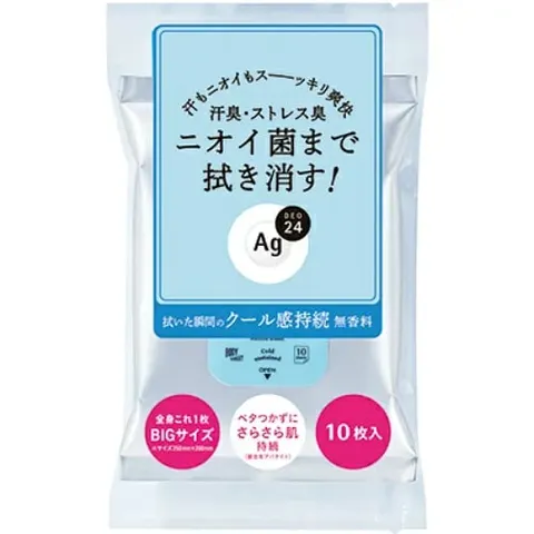 Fine Today AG Deo 24 Clear Shower Sheet Cool, 10 sheets