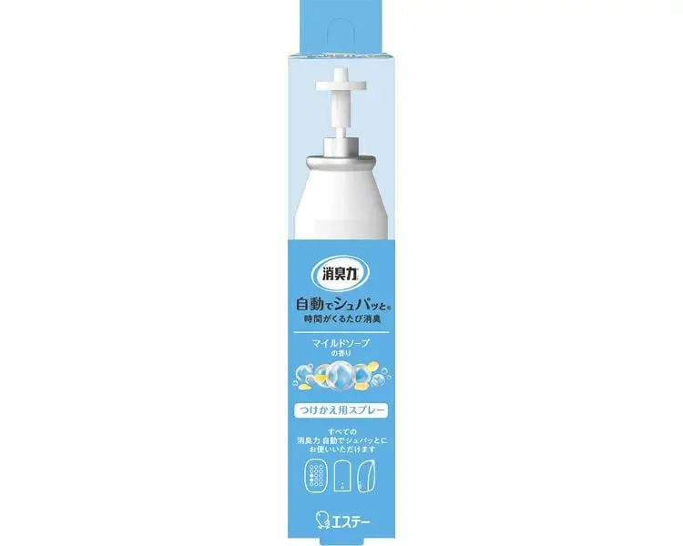 Запасной блок для автоматического освежителя воздуха, аромат мыла, ST Deodorant Power Automatic Mild Soap Fragrance, Refill, 39ml