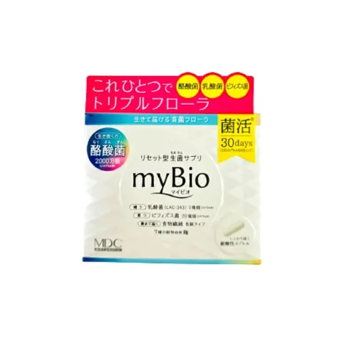 Комплекс с живыми бактериями для оздоровления кишечной микрофлоры, Metabolic Mybio 30H, 2 капсулы х 30 пакетиков на 30 дней