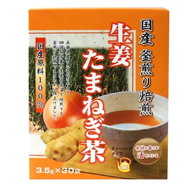 Имбирно-луковый чай - для имуннититета, UNIMAT RIKEN Domestically roasted ginger and onion tea, 30 шт