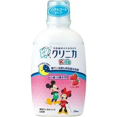 Lion Clinica Kids Dental Rinse Fresh Strawberry, 250ml