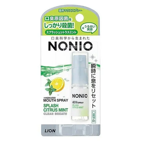 Lion Nonio Medicinal Mouth Spray Splash Citrus Mint , 5ml