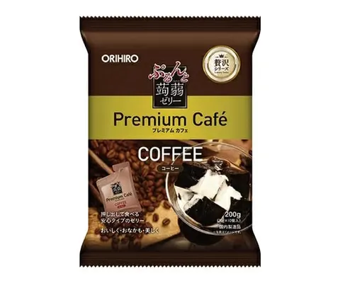 Orihiro Purunto Konjac Jelly Premium Cafe 10pcs Coffee