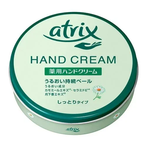 Крем для рук, питательный, на основе экстракта ромашки, Kao Atrix Hand Cream Can, 178g