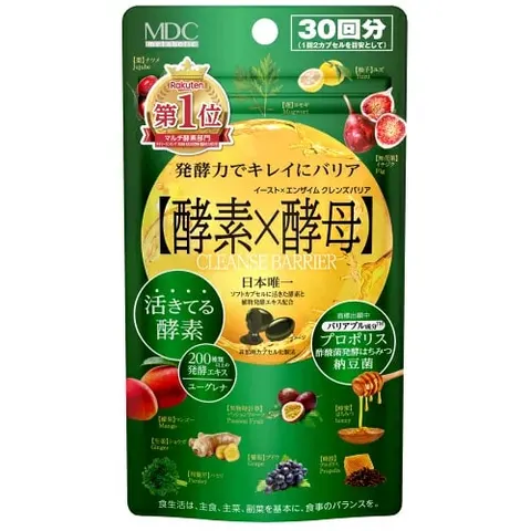 Очищающий препарат на основе ферментированных экстрактов, Metabolic East x Enzyme Cleanse Barrier, 60 шт
