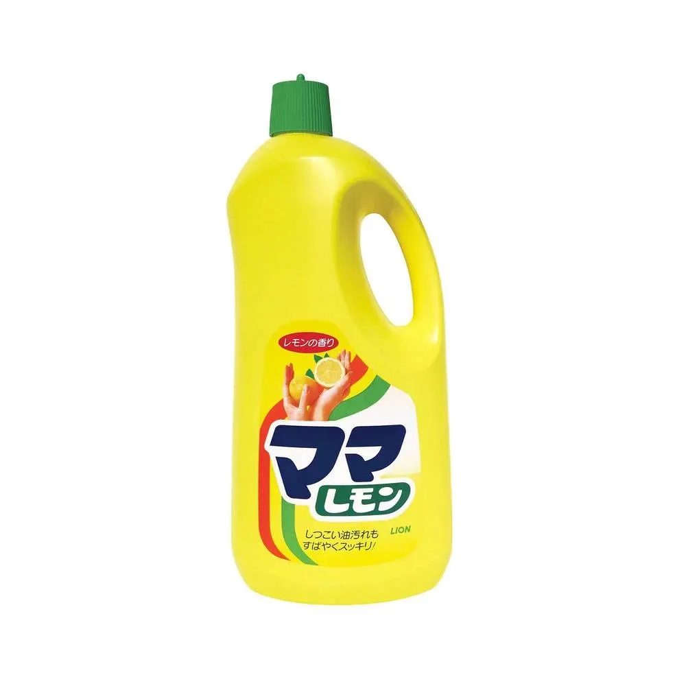 Средство для мытья посуды, фруктов и овощей, аромат лимона, Lion Mama Lemon Extra Large Kitchen Detergent Lemon Scent, 2150ml