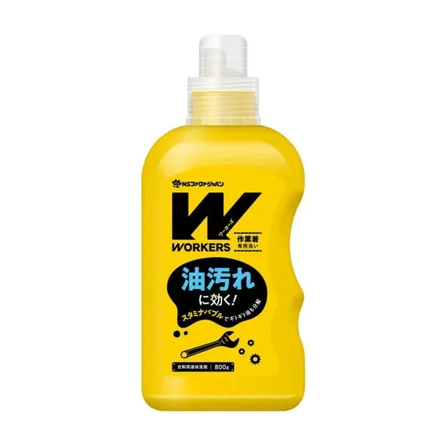 Гель для стирки сильнозагрязнённой одежды, аромат апельсина, NS FaFa J Workers Liquid Detergent for Work Clothes, 800ml