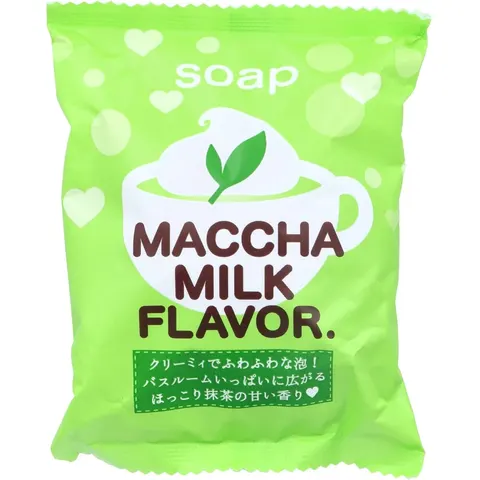 Мыло для рук и тела, на основе ферментов матча и молока, аромат матча, Pelican Petit Berry Soap Matcha Milk Fragrance, 80g