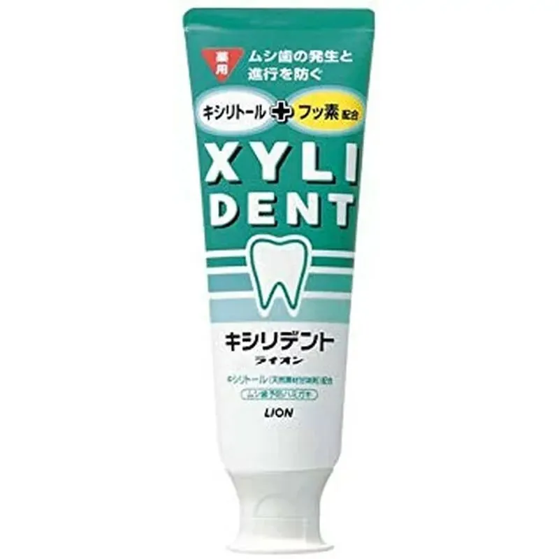 Зубная паста для укрепления эмали, с фтором, Lion Xylident Toothpaste, 120g