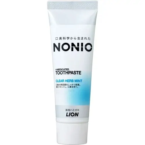Зубная паста комплексного действия, вкус травяной мяты, Lion Nonio Toothpaste Clear Herb Mint, 130g