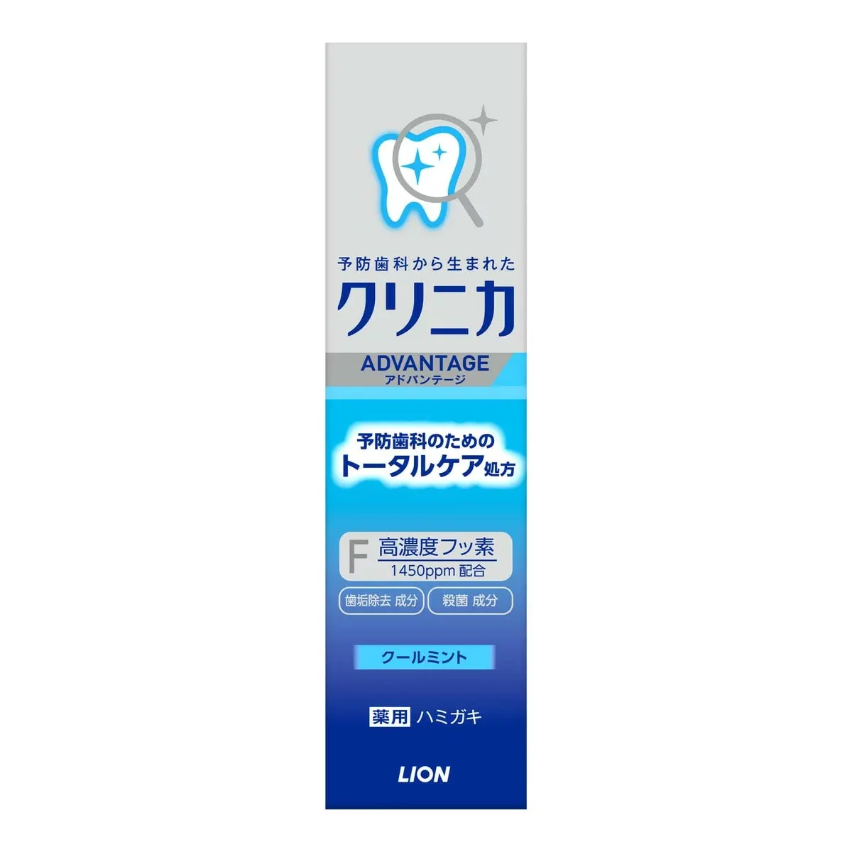 Зубная паста от кариеса, мятный вкус, Lion Clinica Advantage Toothpaste Cool Mint, 30g