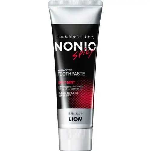 Зубная паста от неприятного запаха изо рта, с отбеливающим эффектом, Lion Nonio Toothpaste Spicy Mint, 130g