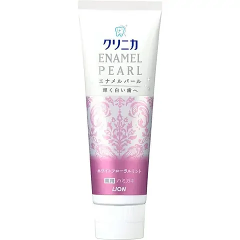 Lion Clinica Enamel Pearl White Floral Mint, toothpaste, whitening, mint, 130g