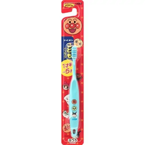Зубная щётка для детей от 1.5 до 5 лет, мягкая, Lion Children's Toothbrush "Anpanman" for 1.5-5 years old, 1шт