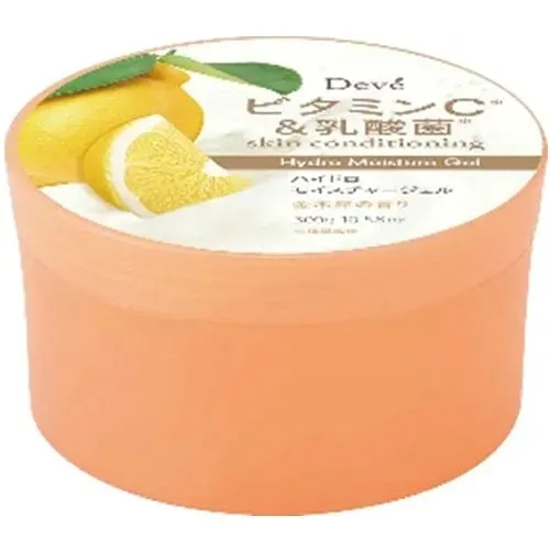 Гель для тела увлажняющий, на основе экстракта османтуса, Kumano Yushi Dive Vitamin C&Lactic Acid Bacteria Moisture Gel Fragrance Rhinoceros, 300g