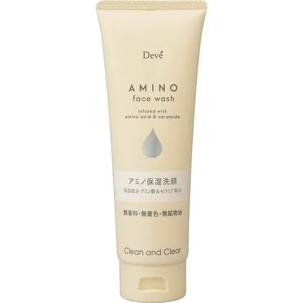 Крем-пенка для умывания, с аминокислотами, увлажняющая, Kumano Yushi Deve Amino Moisturizing Face Wash Foam, 170g