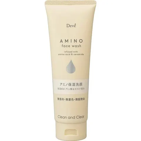 Крем-пенка для умывания, с аминокислотами, увлажняющая, Kumano Yushi Deve Amino Moisturizing Face Wash Foam, 170g