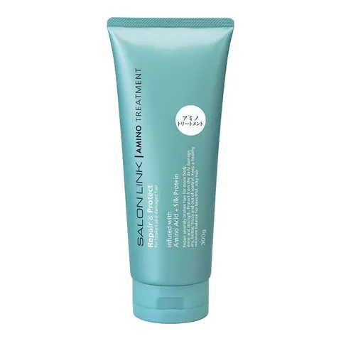 Маска-бальзам для волос, с аминокислотами, увлажняющая, Kumano Yushi Salon Link Amino Treatment, 300g