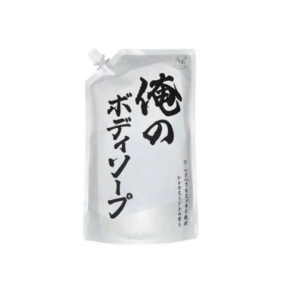 Гель для душа освежающий, аромат цитруса, запасной блок, Mitsuei Ore no Body Soap Citrus Mint Fragrance, Refill, 840ml