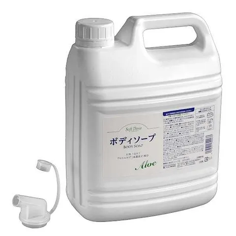 Гель для душа увлажняющий, на основе экстракта алоэ, Mitsuei Soft Three Body Soap Aloe Large Capacity, 4кg