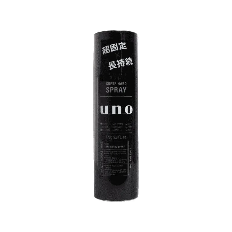 Спрей сверхсильной фиксации для укладки волос, для мужчин, Fine Today Uno Super Hard Spray, 170g