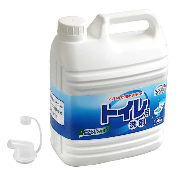 Средство чистящее для унитаза, аромат мяты, канистра, Mitsuei Smile Choice Toilet Detergent, 4L
