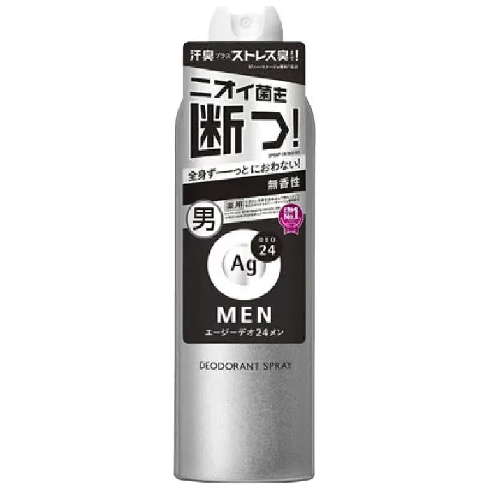 Дезодорант-антиперспирант, спрей с ионами серебра, без аромата, Fine Today AG Deo 24 Men's Deodorant Spray N Unscented LL, 180g