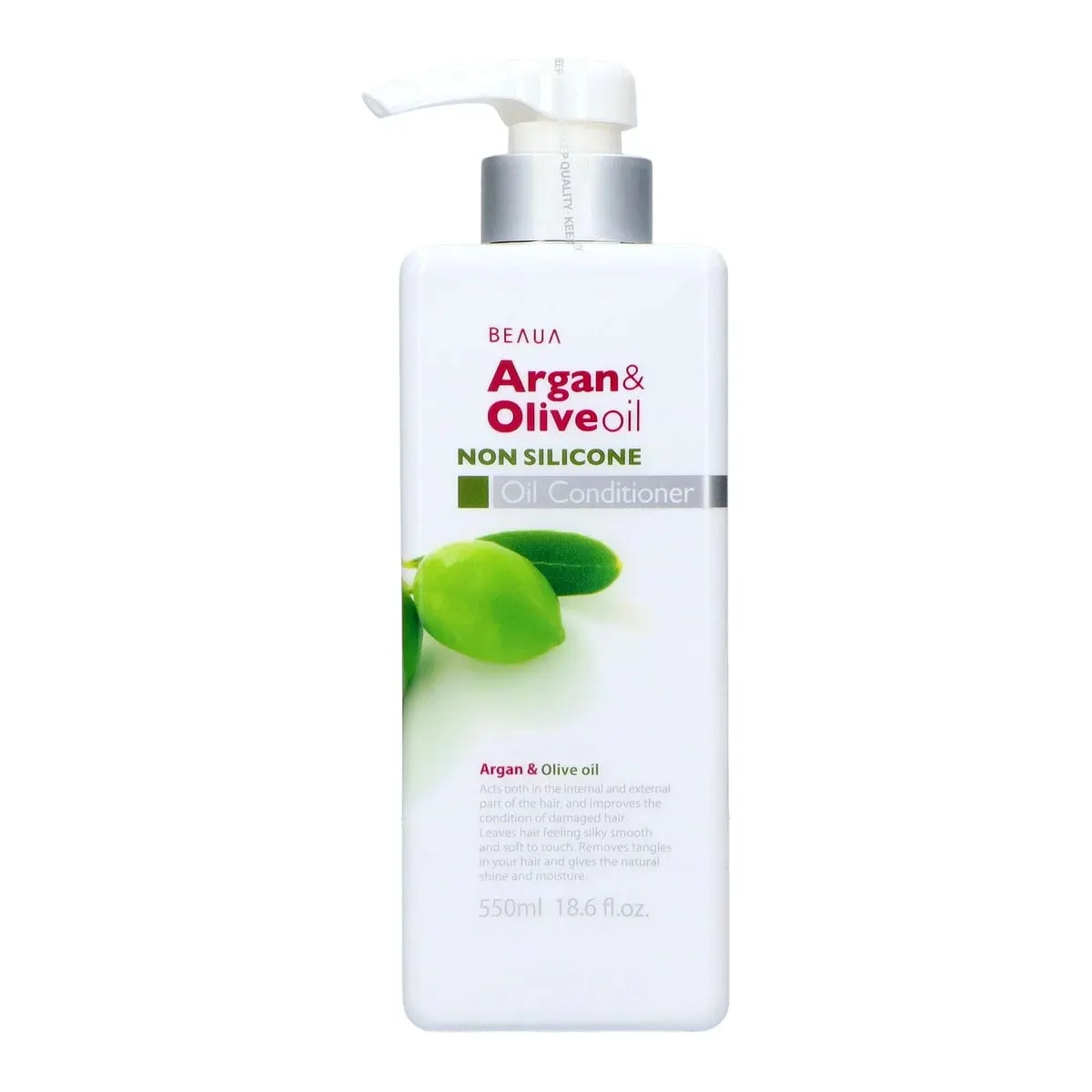 Кондиционер увлажняющий для волос, с маслом оливы и арганы, Kumano Yushi Viewer Argan & Olive Oil Conditioner, 550ml