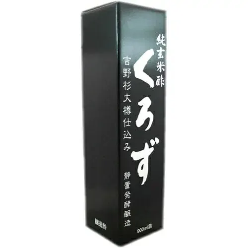 Чистый чёрный уксус Курозу - для иммунитета, UNIMAT RIKEN Pure brown rice vinegar Kurozu, 900ml